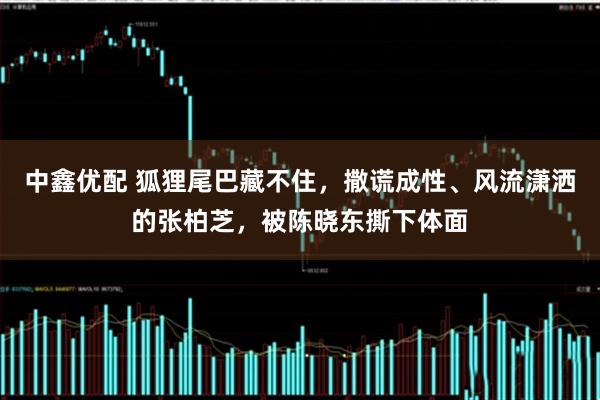 中鑫优配 狐狸尾巴藏不住，撒谎成性、风流潇洒的张柏芝，被陈晓东撕下体面