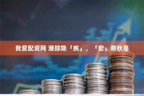 我爱配资网 潜踪隐「疾」，「宏」察秋毫